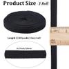 GORGECRAFT 11m Cotton Twill Tape 12mm Wide Black Herringbone view 2