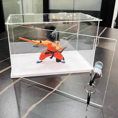 Collection Box, Acrylic Display Case for Action Figures and Cards, Multiple Sizes (10 x 20 x 15 cm / 4 x 8 x 6 in)