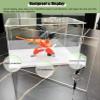 Collection Box, Acrylic Display Case for Action Figures and Cards, Multiple Sizes (10 x 20 x 15 cm / 4 x 8 x 6 in) view 3