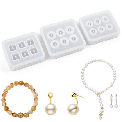 Cobee Silicone Molds for Epoxy Resin with Bead Caps