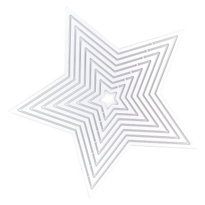 Tnfeeon Metal Die for Creating Complex Five-Pointed Star Shapes