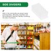 Healvian Transparent L-Shaped Shelf Dividers, 8-Piece PVC Set view 3