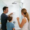 Waterproof Shower Clock - Suction Cup Wall Clock with Alarm view 2