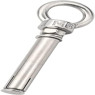 Anchor Bolt, 1 Pc., M12 304 Stainless Steel Eye Bolt with Nut and Washer, M12 x 80 mm