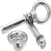 Anchor Bolt, 1 Pc., M12 304 Stainless Steel Eye Bolt with Nut and Washer, M12 x 80 mm view 4