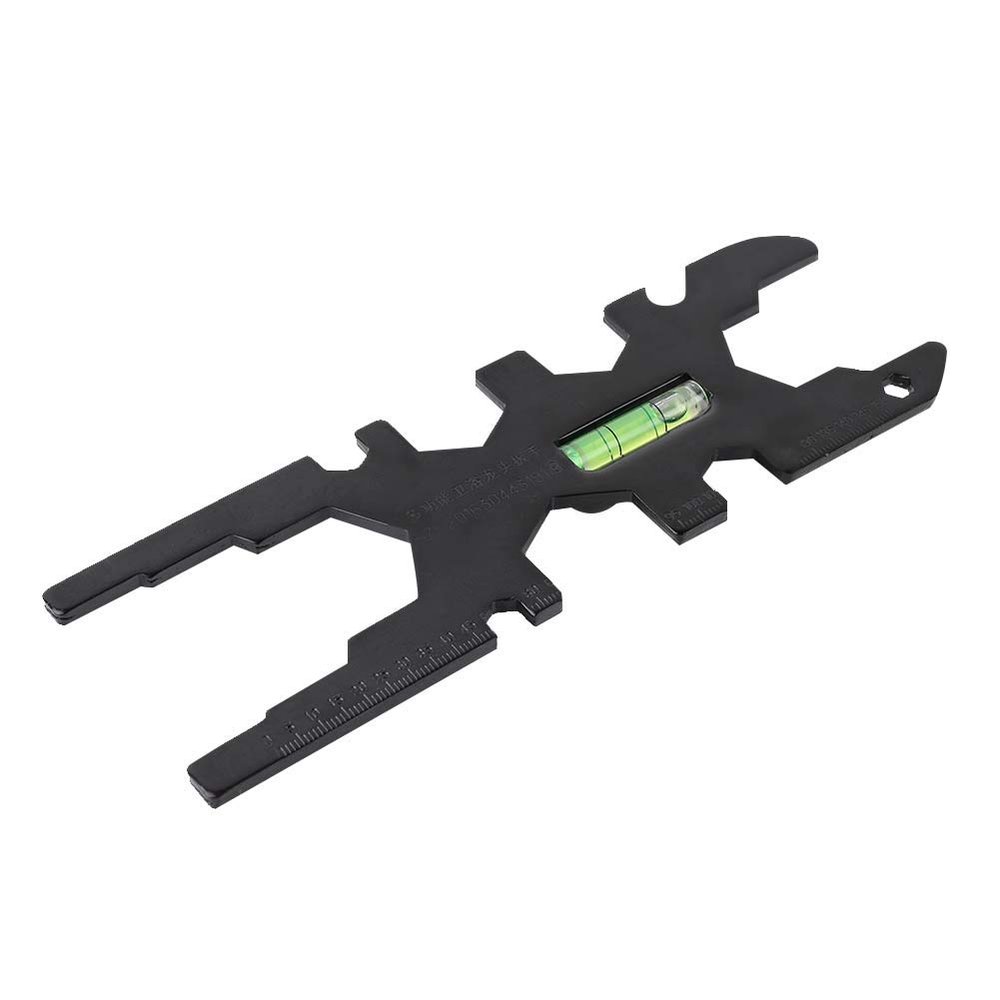 Multifunction Bathroom Wrench for Faucets and Water Lines, Black