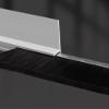 Aluminum Door Brush Strip Draft Excluder, H-Type, Silver, 130 cm (4 cm Bristles) view 1