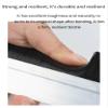 Aluminum Door Brush Strip Draft Excluder, H-Type, Silver, 130 cm (4 cm Bristles) view 4
