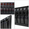 Uonlytech 8-Switch Marine Combination Panel, ABS, DC 12/24V view 3