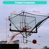 Portable Basketball Rebounder with 180° Rotating Chute for Improved Shooting view 2