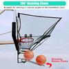 Portable Basketball Rebounder with 180° Rotating Chute for Improved Shooting view 3