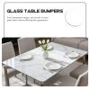 NAMOARLY Transparent Glass Table Spacers, Reusable Bumpers, 12-Pack view 3