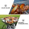 PLAFOPE Foldable Stainless Steel Grill Rack for Outdoor Use, Multifunctional and Portable for Camping and Patio Barbecues view 3