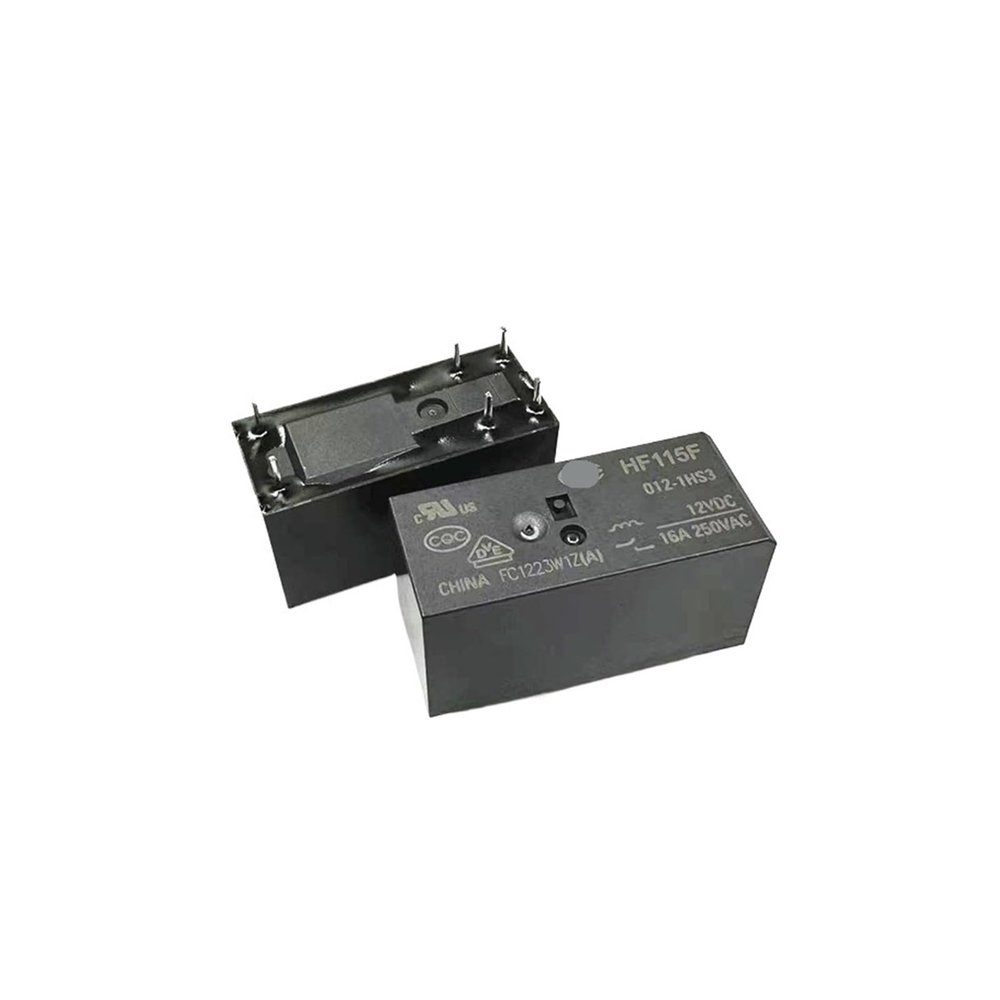 1-Pc. JQX/HF115F-005 012 024-2ZS4 I-1HS3A 2HS4 1HS1 1ZS1 Relay (HF115F 012 1HS3, 12 V, 6 Pins, 16 A)