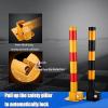 Foldable Safety Barrier with Automatic Locking for Bike Paths and Sidewalks, Portable and Easy to Use view 4