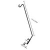 Sturdy Adjustable Outdoor Bird Feeder Hook, Black Iron view 2