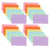 VALICLUD Lined Index Cards and Smooth Writing Paper, Various Colors, 300 Count, Double-Sided Design for Organization and Notes at Home and Office view 1