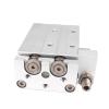 ATDJKVYH HLQ12 Air Cylinder, 12 mm Bore, Compact Sliding Cylinder with Recirculating Linear Ball Bearing, Pneumatic, with Magnet -S (HLQ12X50S, -BS) view 4