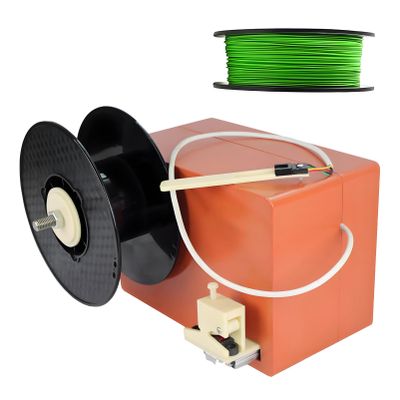 3D Filament Extruder with Recycling Kit, Adjustable Speed for PLA, ABS, and PVA Pellets, Produces 1.75 mm or 3.00 mm Filament for Wire Winding