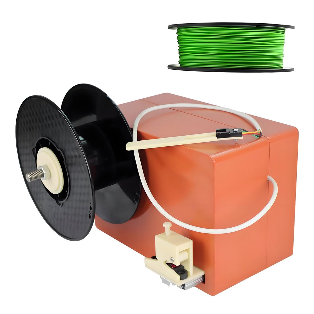 3D Filament Extruder with Recycling Kit, Adjustable Speed for PLA, ABS, and PVA Pellets, Produces 1.75 mm or 3.00 mm Filament for Wire Winding