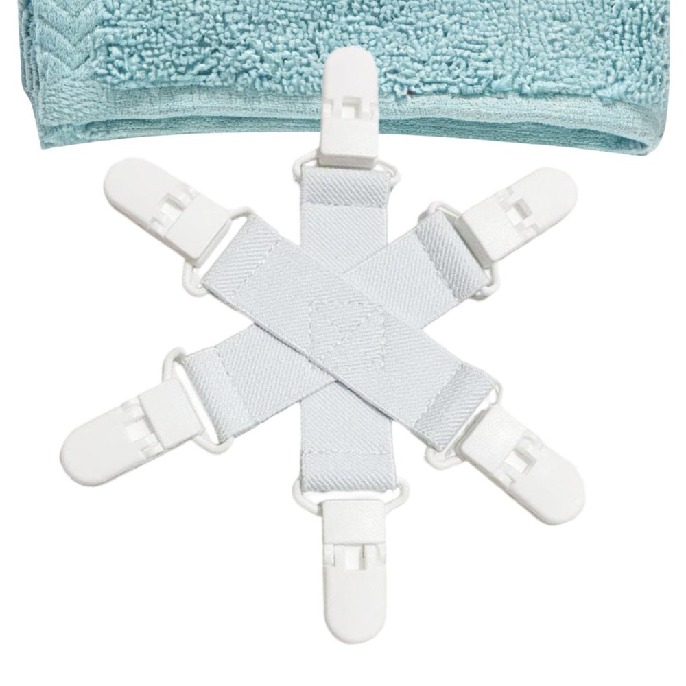 Bed Sheet Holder - Compact Anti-Tangle Clips