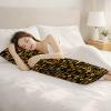 180 x 60 cm Long Velvet Pillowcase for Side Sleeper and Pregnancy Pillows, Yellow Geometric Print view 3