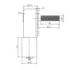 4632-370 Gear Motor for Electric Curtains, Worm Gear, 6V/12V, Self-Locking M8 Thread (30 RPM, 6V) view 4