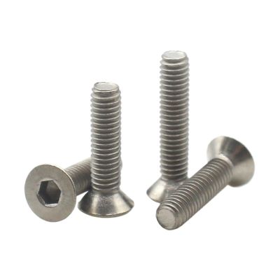 210 pcs M2 M2.5 M3 M4 M5 M6 M8 M10 DIN 7991 TA2 Pure Titanium Hex Socket Flat Countersunk Screws, L = 350 mm (15 mm, M3, 10 pcs)