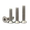 210 pcs M2 M2.5 M3 M4 M5 M6 M8 M10 DIN 7991 TA2 Pure Titanium Hex Socket Flat Countersunk Screws, L = 350 mm (15 mm, M3, 10 pcs) view 2