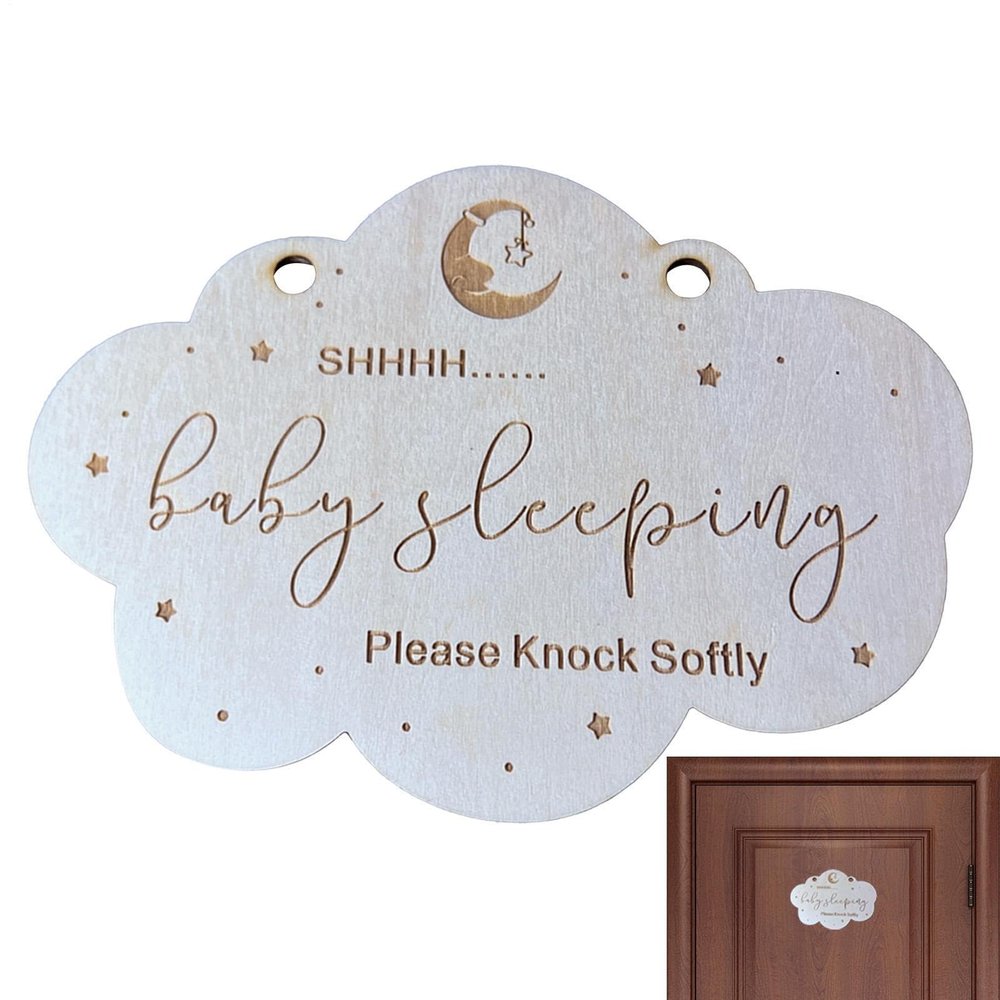Sleeping Wood Sign