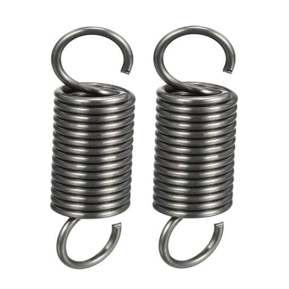 Extension Springs, 2-Pack, Double-Hook Steel, 3 × 21 × 120 mm (3 × 21 × 90 mm)