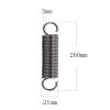 Extension Springs, 2-Pack, Double-Hook Steel, 3 × 21 × 120 mm (3 × 21 × 90 mm) view 2