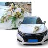 MISUVRSE 7-Piece Artificial Flower Set for Wedding Car Decoration view 2