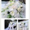 MISUVRSE 7-Piece Artificial Flower Set for Wedding Car Decoration view 3