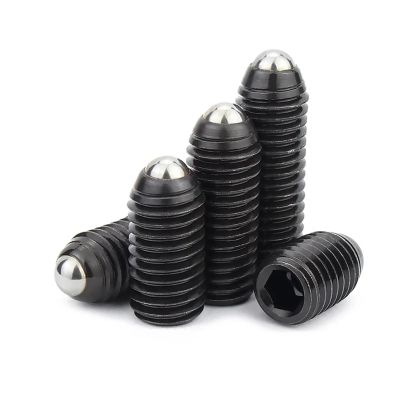 12.9 Alloy Steel Socket Set Screws with Spring Ball, 1/4–1/2, 3/16 (1/2-12 × 3/4 in, 2 pcs)