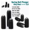 12.9 Alloy Steel Socket Set Screws with Spring Ball, 1/4–1/2, 3/16 (1/2-12 × 3/4 in, 2 pcs) view 2