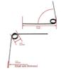 V-Shaped Return Springs, Stainless Steel V-Spring Clamps, 1.5 mm Wire Diameter, for Household Appliances, 5 Pieces, Various Sizes (12 mm × 180° × 6) view 3