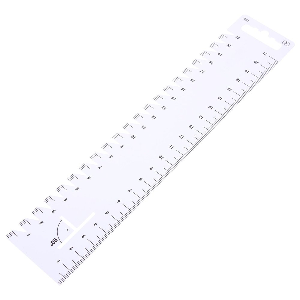 Luxshiny Portable Plastic Patchwork Ruler