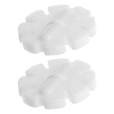 MUSISALY Snowflake Magnetic Stir Bars, 2-Piece Plastic Set