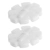 MUSISALY Snowflake Magnetic Stir Bars, 2-Piece Plastic Set view 1