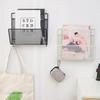 Happyyami Nordic Iron Wall-Mounted Book Rack with Hooks view 3
