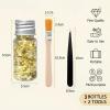 QAWSAF 3-Piece Gold Leaf Bottle Set view 2