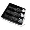 Zerodeko Cash Register Insert Tray with Coin and Banknote Compartments view 2