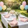 Daisy Napkins, 20 Pack Pink Birthday Napkins for Kids & Girls view 2