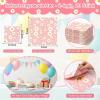 Daisy Napkins, 20 Pack Pink Birthday Napkins for Kids & Girls view 3