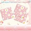 Daisy Napkins, 20 Pack Pink Birthday Napkins for Kids & Girls view 4