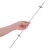 HOMSFOU 50 cm Stainless Steel Hanging File Rail with Mounting Brackets view 3
