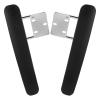 NULYLU Armrests with Easy Installation, 2-Piece Set, Stainless Steel and PP, for Office Chairs view 1