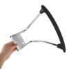 NULYLU Armrests with Easy Installation, 2-Piece Set, Stainless Steel and PP, for Office Chairs view 4