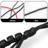 Cable Management Wire, 2 m Spiral Cable Sleeve, Black and White, ID 8–18 mm (White, ID 14 mm) view 3